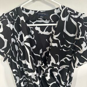 Banana Republic Black and White Dress